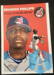 2003 Topps Heritage #398 Brandon Phillips Indians SP